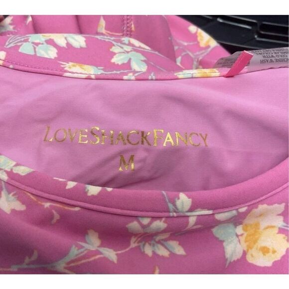 LoveShackFancy Pink Floral Jumpsuit - Picture 3 of 4